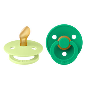 BIBS Colour anatomické cumlíky z prírodného kaučuku 2 ks - veľkosť 1 - Matcha / Cactus