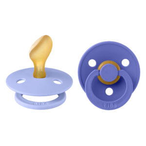 BIBS Colour anatomické cumlíky z prírodného kaučuku 2 ks - veľkosť 1 - Hush / Grape