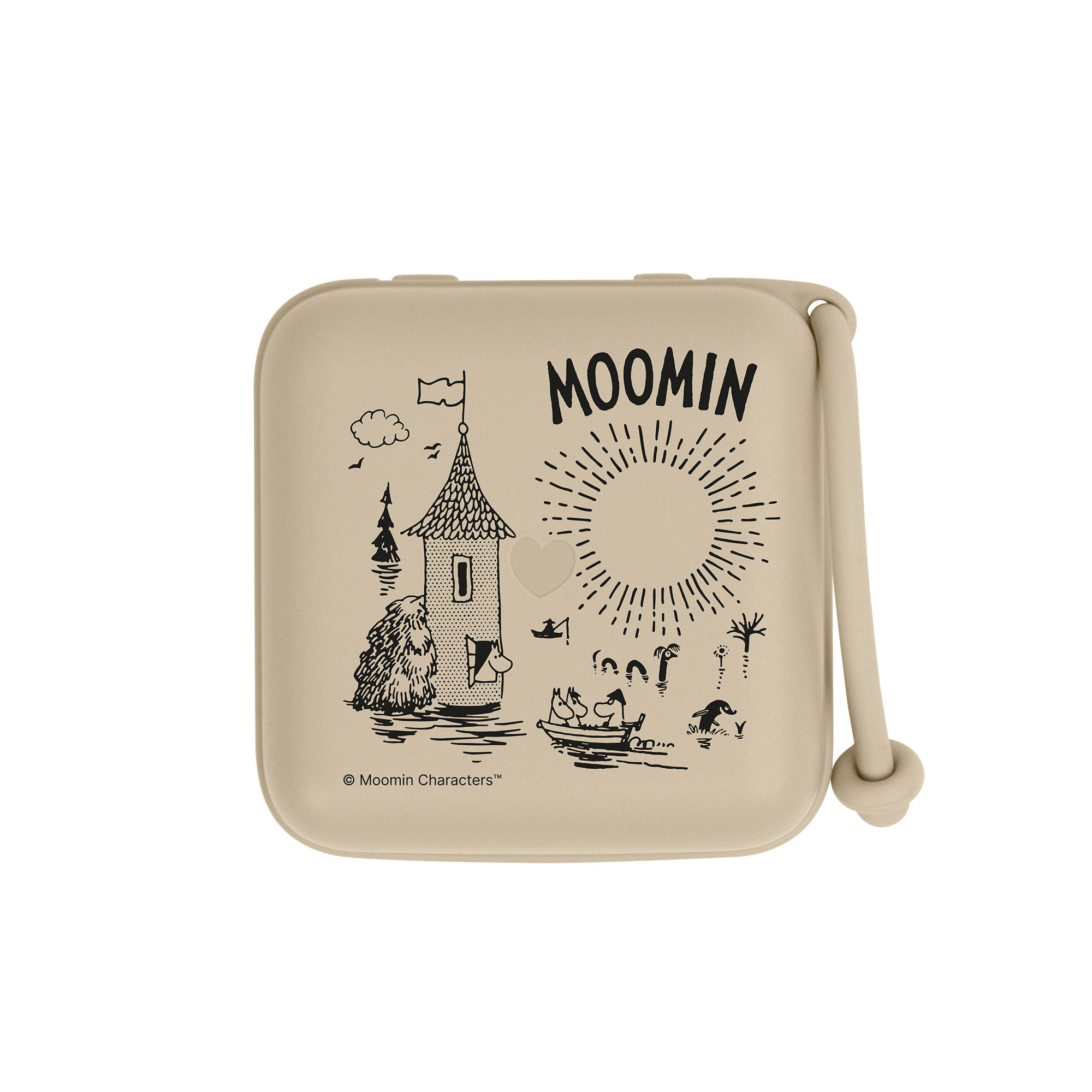 BIBS x Moomin krabička na cumlíky - Vanilla